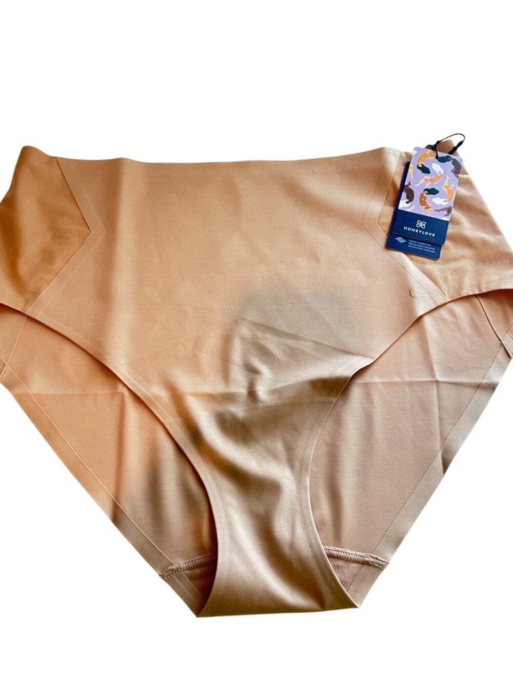 Honeylove Womens High-Waisted Shapewear Briefs In Beige NWT size XL